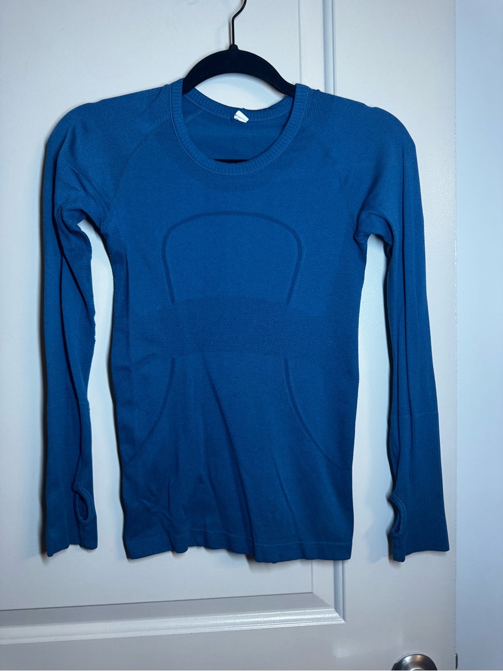lululemon athletica Teal Long-Sleeve Seamless Crew Top